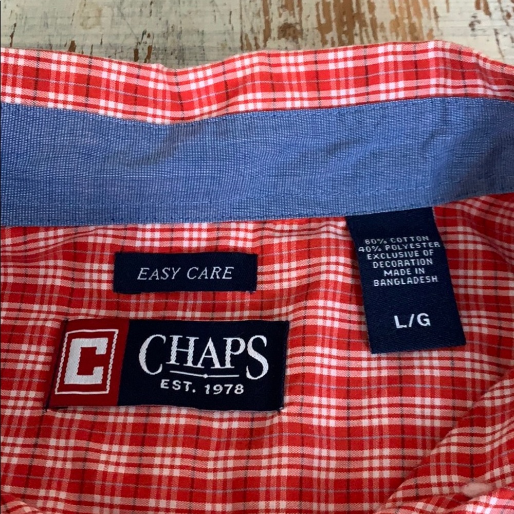Chaps Short Sleeve Button Down - Picture 3 of 4